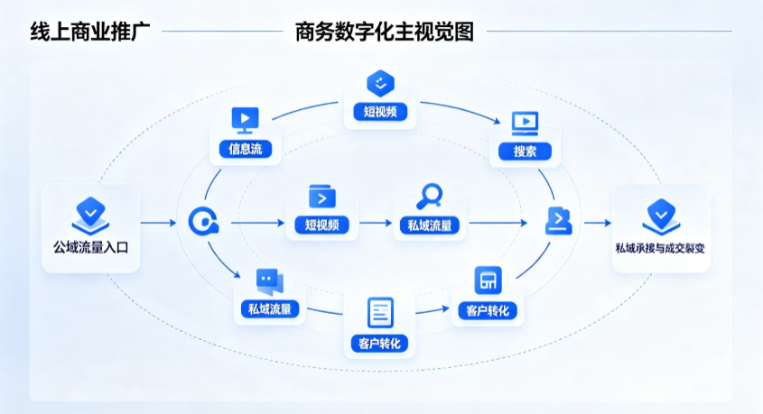 石台县线上商业推广怎么做？全域流量闭环搭建与低成本转化实战指南